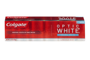 Colgate Optic White Enamel White Toothpaste Luminous Mint