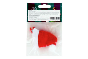 Заколка для волосся Новорічний ковпак в асортимен