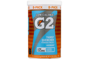 Gatorade G2 Low Calorie Powder Packs Glacier Freeze - 8 PK