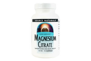 Добавка диетическая капсулы 133мг Цитрат магния Source Naturals 90шт