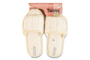 Капці відкриті домашні жіночі Twins Home style Teddi №010495 36-40