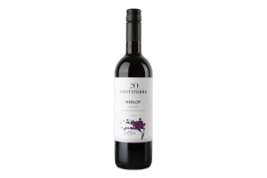 Вино 0.75л 12% червоне сухе Merlot Ventiterre пл