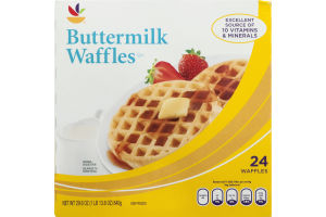 Ahold Waffles Buttermilk - 24 CT