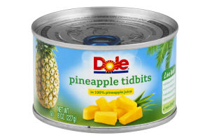 Dole Pineapple Tidbits in 100% Pineapple Juice