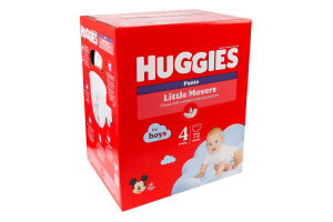 Подгузники-трусики Huggies Pants Box 4 для мальчика, 9-14 кг, 72 шт