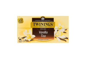 Чай чорний з ароматом ванілі Twinings к/у 25х2г