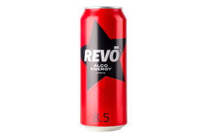Напій слабоалкогольний 0.5л 8.5% енергетичний сильногазований Cherry Revo з/б