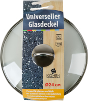 Кришка скляна d24см Kohen 1шт