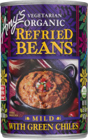 Amy's Organic Vegetarian Refried Beans With Green Chiles Mild