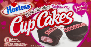 Hostess CupCakes Dark Chocolate Raspberry - 8 CT
