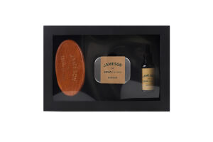 Набір для бороди щітка бальзам олія Jameson ZEW for men 3шт