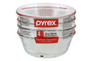 Pyrex 10 oz Prep Bowls - 4 PC