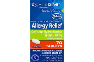 CareOne Allergy Relief - 70 CT