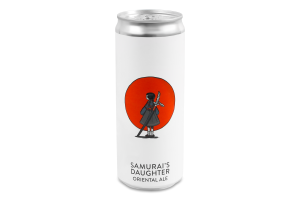Пиво 0.33л 4.7% світле нефільтроване непастеризоване Samurai's Daughter Varvar з/б
