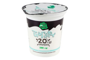 Йогурт 1% обогащенный белком без наполнителя Villa Milk ст 280г