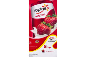 Yoplait Original Low Fat Yogurt Strawberry - 8 CT