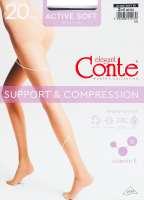 Колготки женские Conte elegant Active soft 20den 2 nero