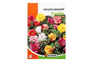 Насіння Квіти Портулак махровий суміш 2г Яскрава