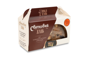 Хлеб нарезной подовый без хлебопекарных дрожжей Праздничный Riga Хліб к/у 200г