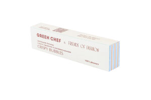 Батончик шоколадный с кешью, карамелью и рисовыми шариками с подсластителями Crispy bubbles Green Chef к/у 45г