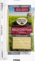 Organic Valley Mild Cheddar Cheese Slices