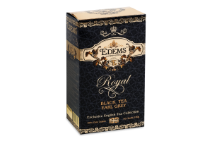 Чай чорний листовий Earl Grey Royal Edems к/у 100г
