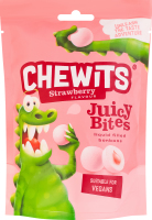 Конфеты Клубника Juicy bites Chewits д/п 115г