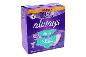 Прокладки щоденні Дейлі Фреш нормал флексістайл ароматизовані 58шт Олвейс