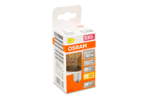 Лампа філаментна ЛЕД 3,4W E27 2700K P25 Osram