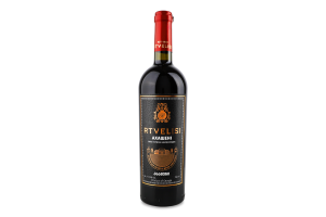 Вино 0.75л 11-13% красное полусладкое Ахашени Rtvelisi бут