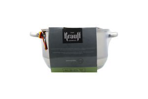 Каструля 5,8л з скляною кришкою 24см 26-238-127 Krauff