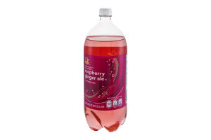 Ahold Ginger Ale Raspberry Caffeine Free