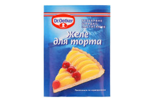 Желе для торта бесцветное быстрозастывающее Dr.Oetker м/у 8г