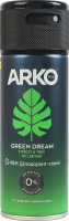 Дезодорант-спрей Green Dream Arko Men 150мл