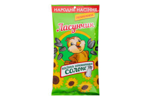Семечки подсолнечника жареные соленые Ласунчик м/у 140г