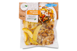 Смесь для жарки быстрозамороженная Картофель с грибами Spela в/у 400г