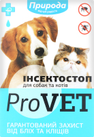 Препарат для собак и кошек Инсектостоп ProVet Природа 6шт