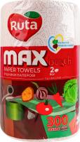 Полотенце бумажное 2-х слойное 300 листов Borsch Max Silver line Ruta 1шт