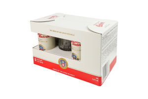 Пиво 5х0.5л 5% світле фільтроване пастеризоване + кухоль 0.3л Budweiser Budvar к/у