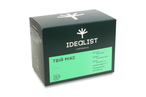 Кофе натуральный молотый в дрип-пакете Твой микс Idealist Coffee&Co. к/у 15х12г