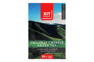 Чай зелений байховий листовий Original Chinese Хіт продукт в/с к/у 80г