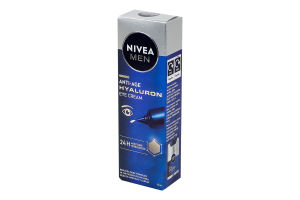 Крем для кожи вокруг глаз антивозрастной Гиалурон Nivea Men 15мл