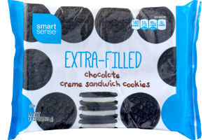Smart Sense Extra-Filled Chocolate Creme Sandwich Cookies