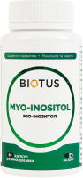 Добавка диетическая капсулы Мио-инозитол Biotus 60шт