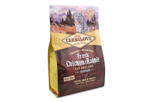 Корм д/котів Фреш з куркою та кроликом сухий 2кг Карнілав