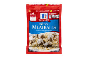 McCormick Swedish Meatballs Seasoning & Sauce Mixes