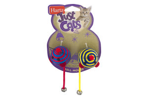 Hartz Just For Cats Cat Toy Bell Mouse - 2 CT
