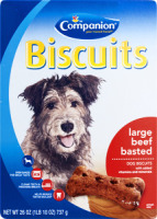 Companion Dog Biscuits Large Beef Basted