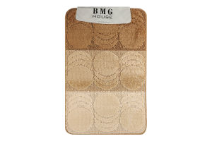 Набір килимків для ванної кімнати 50x80см/40x50см №BMG0312 BMG House 1шт в асорт