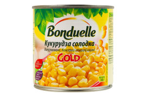 Кукуруза сладкая вакуумированная консервированная стерилизованная Gold Bonduelle ж/б 340г